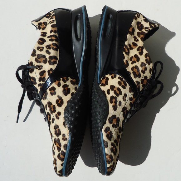 SIZE 6B. COLE HAAN animal print Nike Air sneakers shoes. - Picture 8 of 16